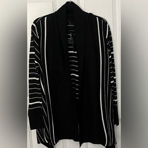 APT. 9 - Women’s Cardigan / Color BLACK/WHITE Stripes/ Size XL